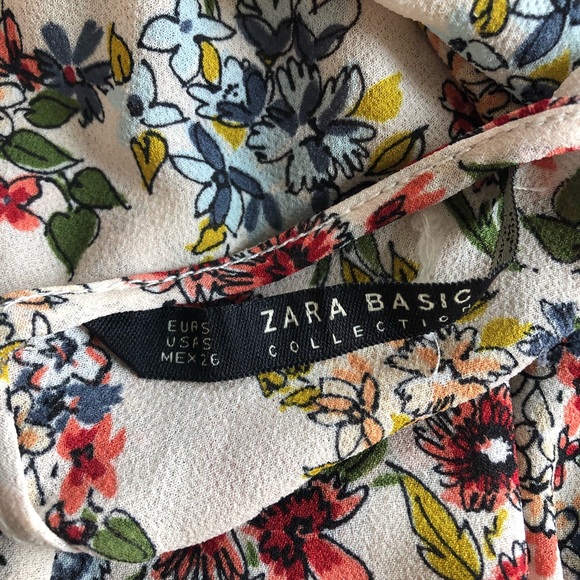 Floral Short Zara Dress - Picture 7 of 7